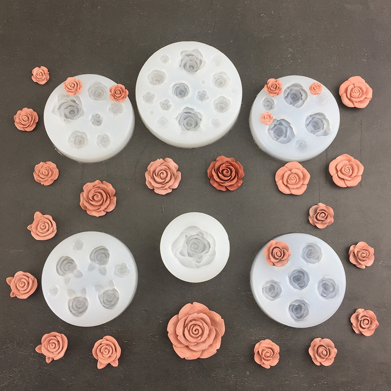 Soap Making Guide - 3D Rose Flower Shape Leaf Silicone