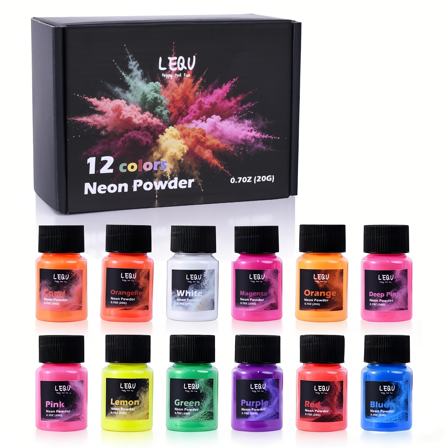 Soap Making Book For Beginners - LEQU 12Colors Neon Fluorescent Resin Pigment