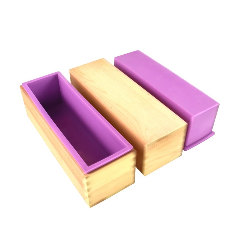 Soap Making Activity - Flexible Silicone Soap Mold Rectangular Loaf