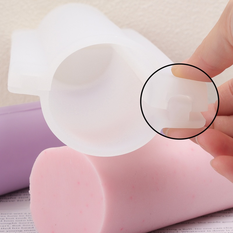 Soap Making Activity - Long Heart Column Silicone Soap Loaf