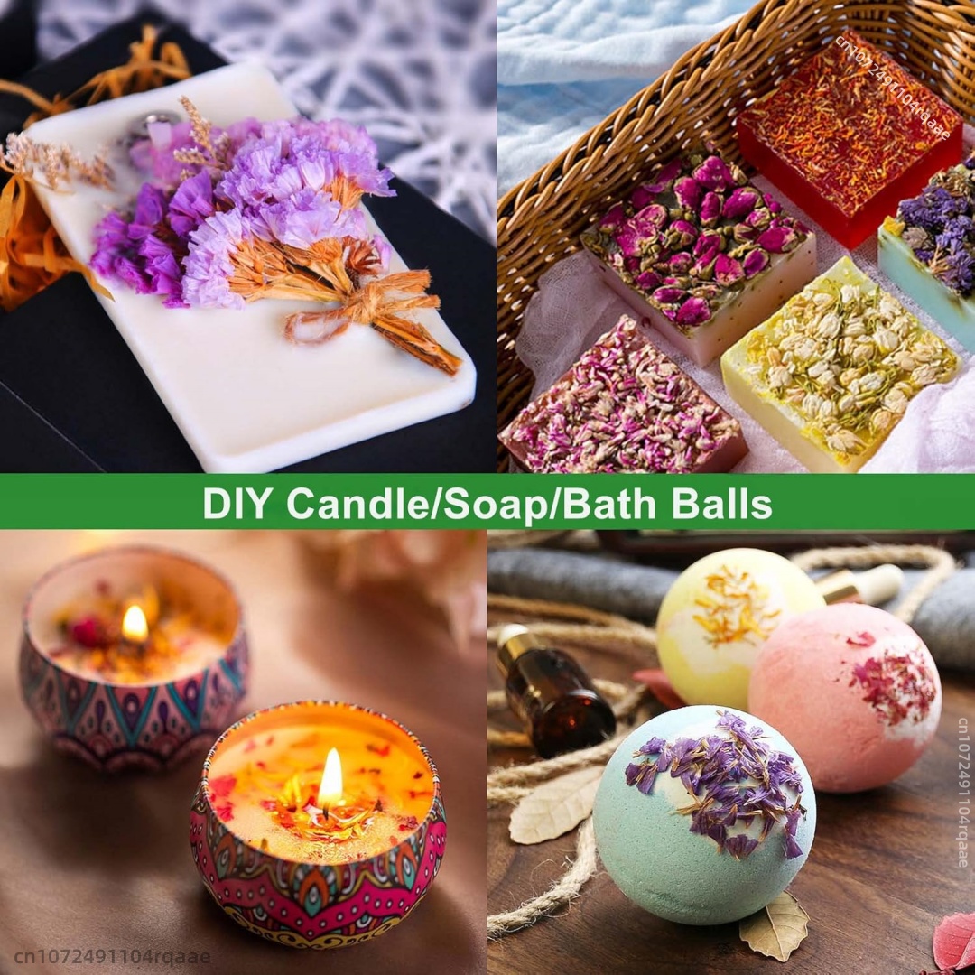Soap Making Kit Organic - 20 Bags Wedding DIY Soap Candle