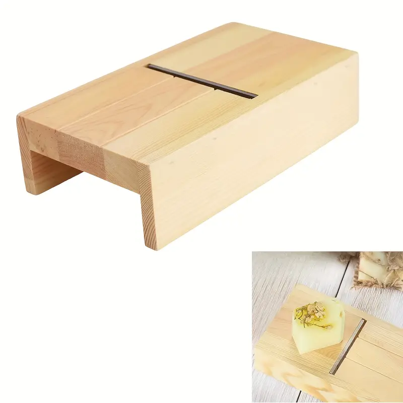 Soap Making Box - 1Pc Wood Box Cutting And Beveler