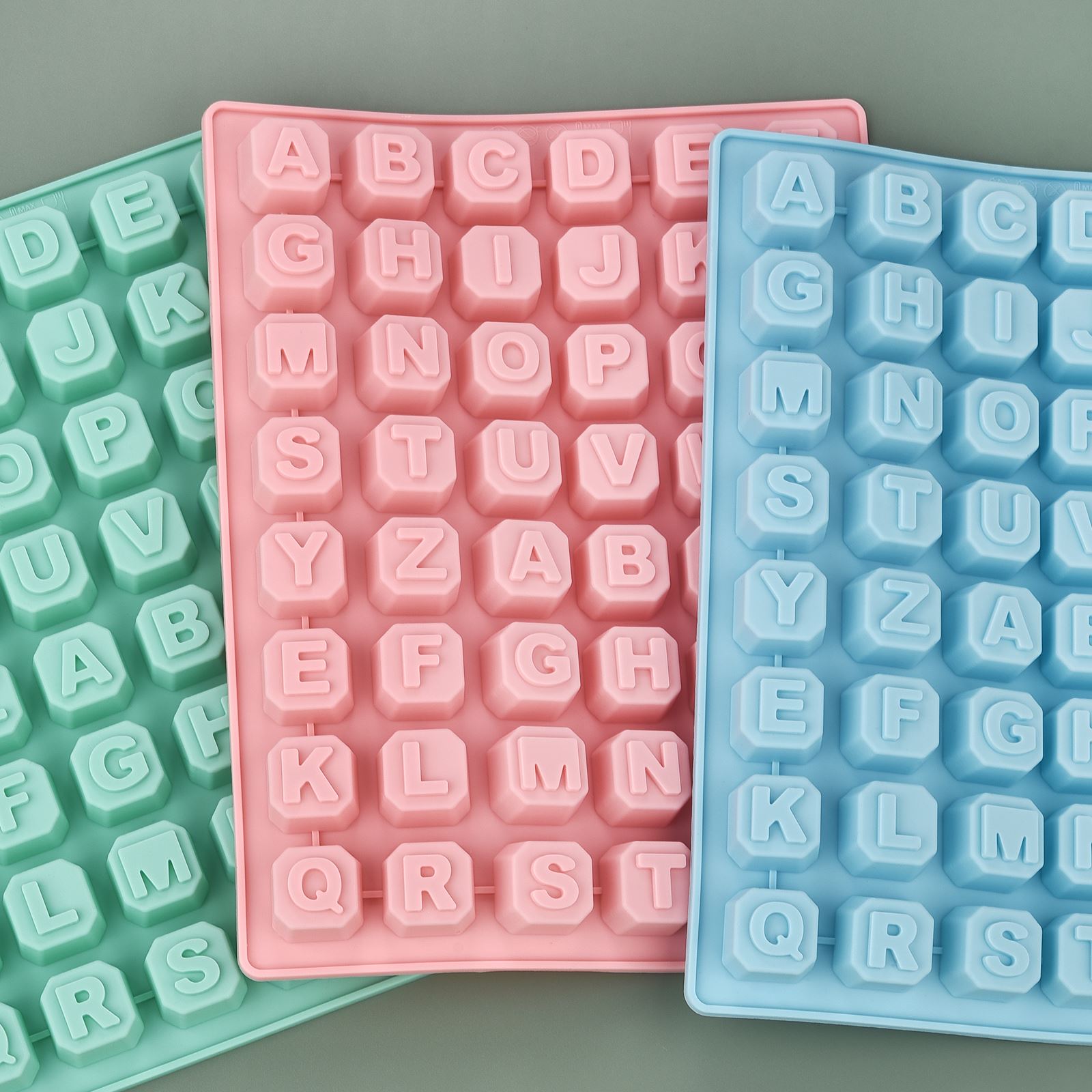 Soap Making Guide - 48 Letter Enghish Alphabet letter Silicone
