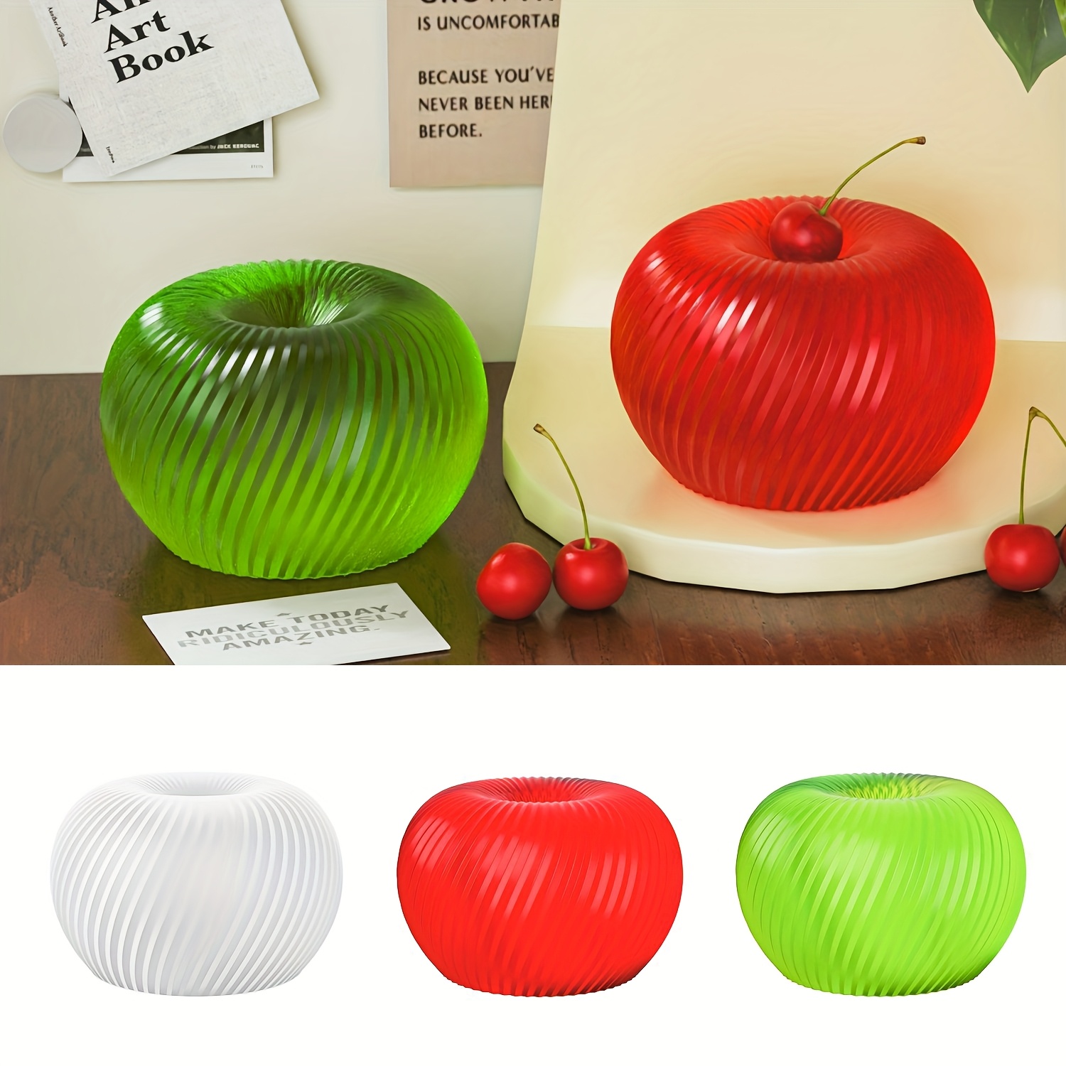 Soap Making Guide - A trendy red apple silicone mold