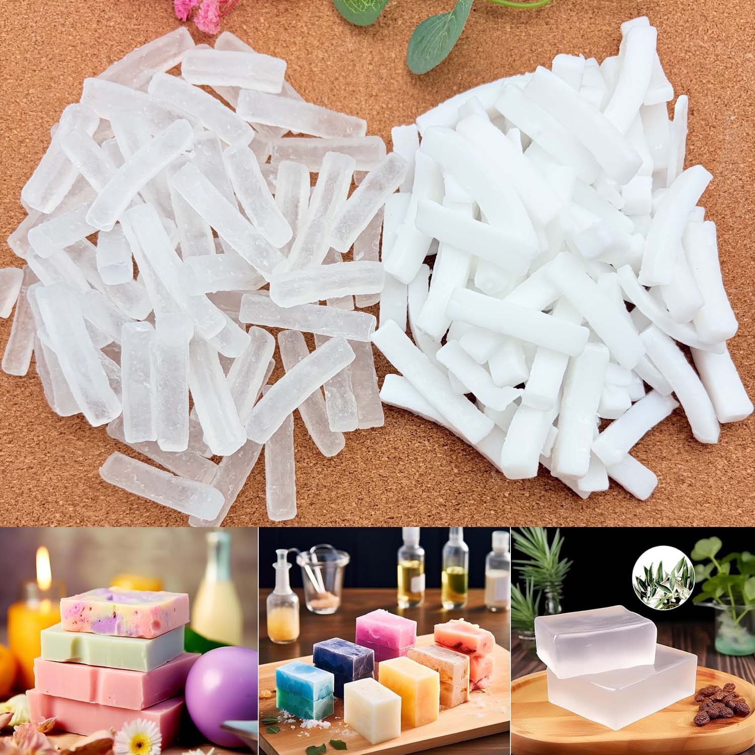 Soap Making Kit Organic - 250G of Clear Soap Base Soap