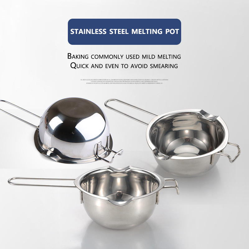 Soap Making Additives - Stainless Steel Wax Melting Pot Long