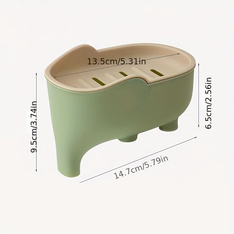 Double Layer Elephant Soap Dra - Soap Making Box 评论和价格