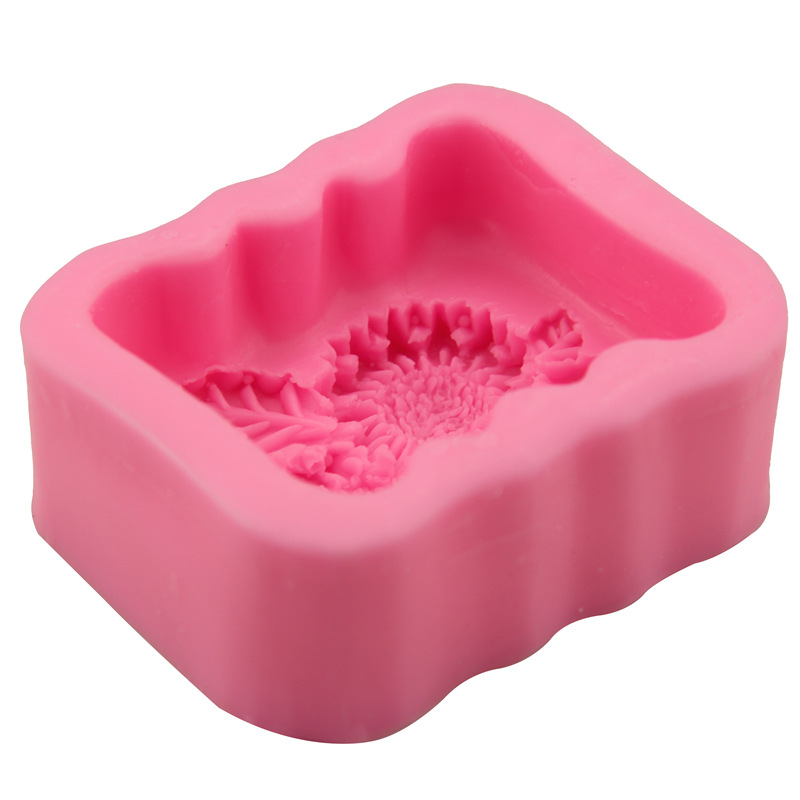 3D Square Flower Silicone Soap - Soap Making Homemade 评论和价格