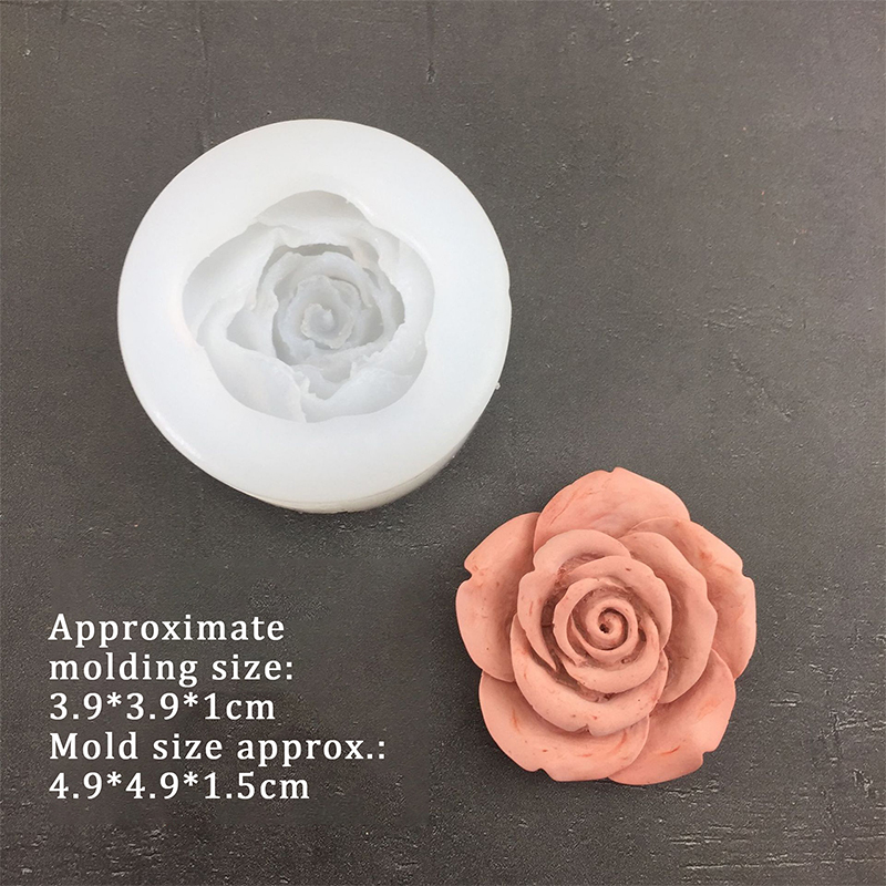 3D Rose Flower Shape Leaf Sili - Soap Making Guide 评论和价格