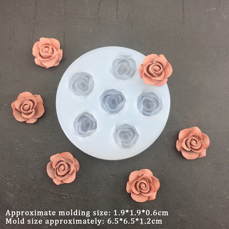 3D Rose Flower Shape Leaf Sili - Soap Making Guide 评论和价格