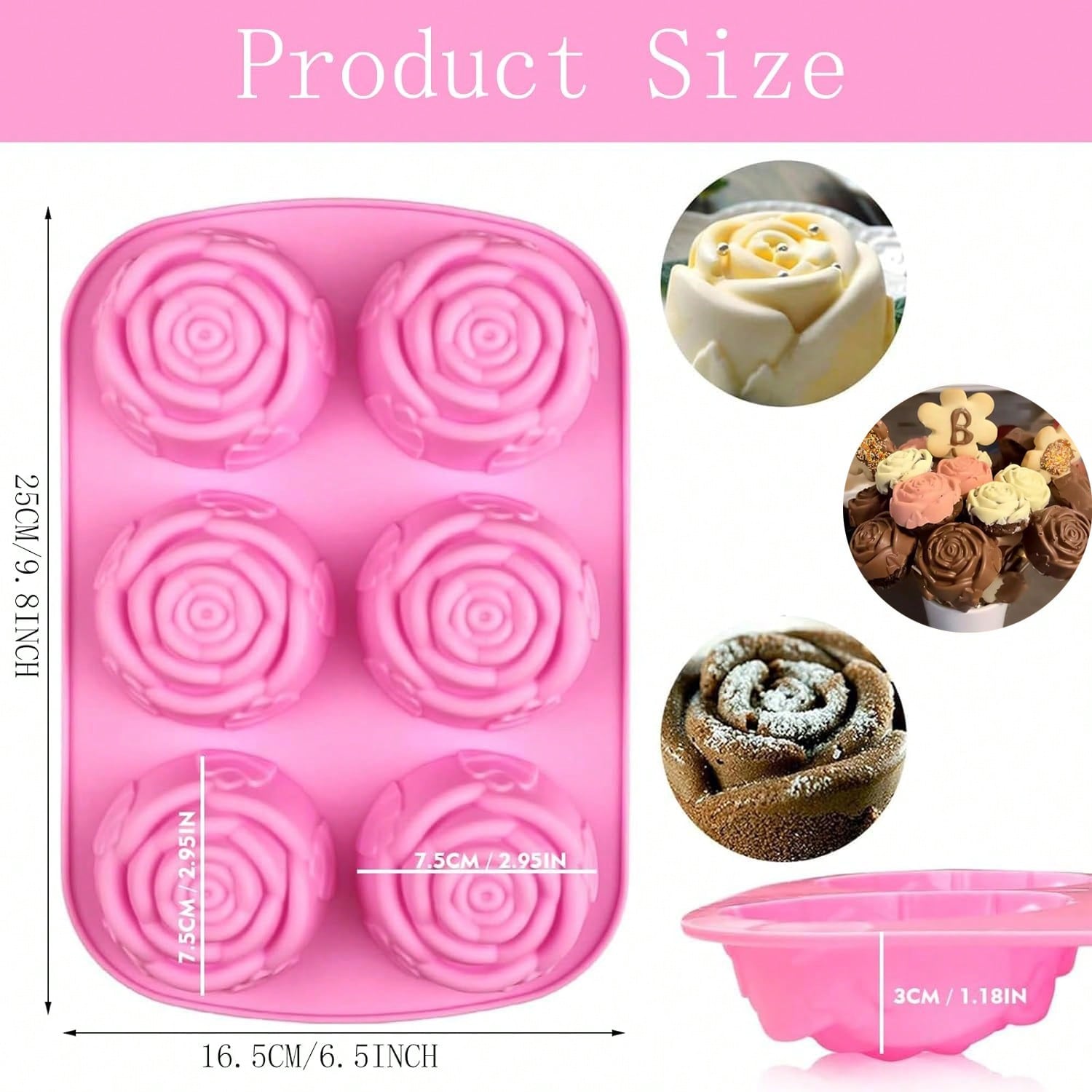 BAKER DEPOT Silicone Mold for  - Soap Making Guide 评论和价格