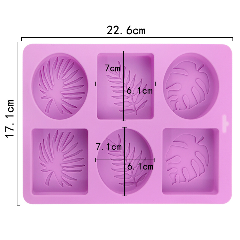 Round and Square Leaf Silicone - Soap Making Book For Beginners 评论和价格