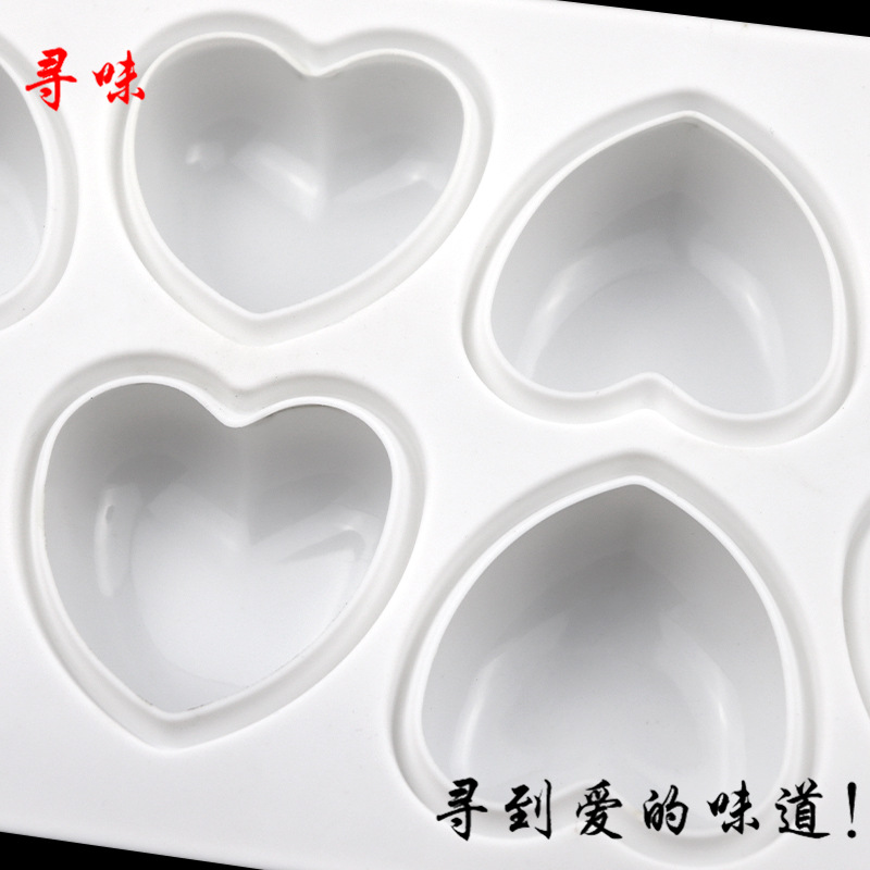 8 Pcs Love Heart Silicone Soap - Soap Making Book For Beginners 评论和价格