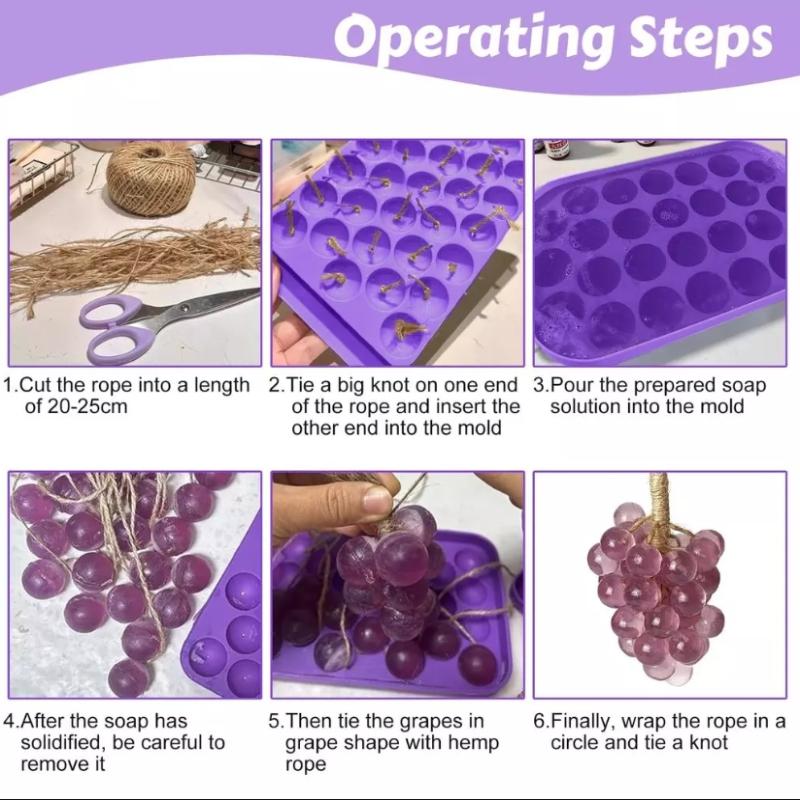 ●DIY Soap Making Kit Grape Soa - Soap Making Book For Beginners 评论和价格