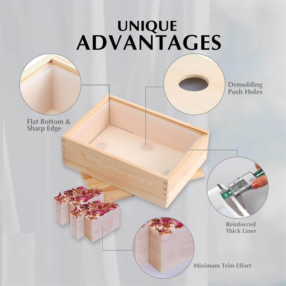 Large Soap Molds Rectangle Sil - Soap Making Activity 评论和价格