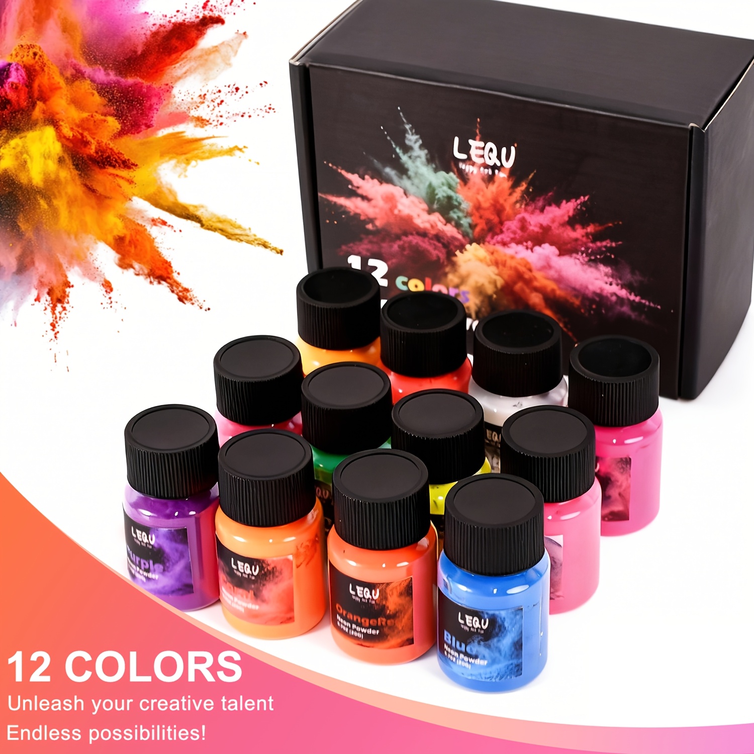 LEQU 12Colors Neon Fluorescent - Soap Making Book For Beginners 评论和价格