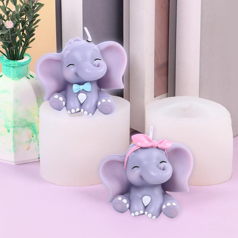 Cute 3D Elephant Silicone Cand - Soap Making Guide 评论和价格