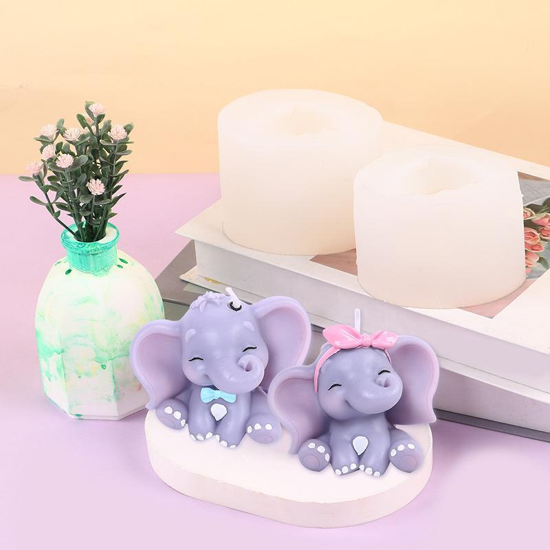Cute 3D Elephant Silicone Cand - Soap Making Guide 评论和价格