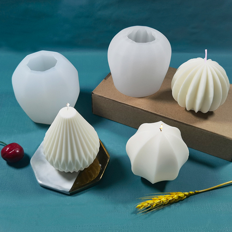 3D Silicone Candle Molds Geome - Soap Making Homemade 评论和价格