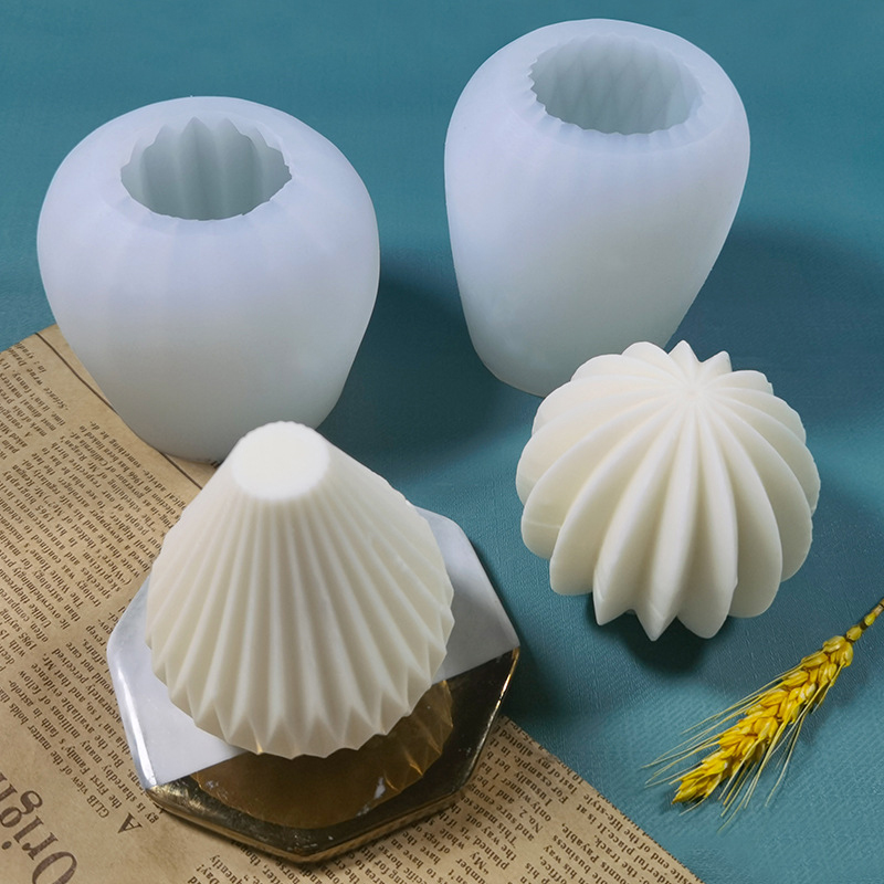 3D Silicone Candle Molds Geome - Soap Making Homemade 评论和价格