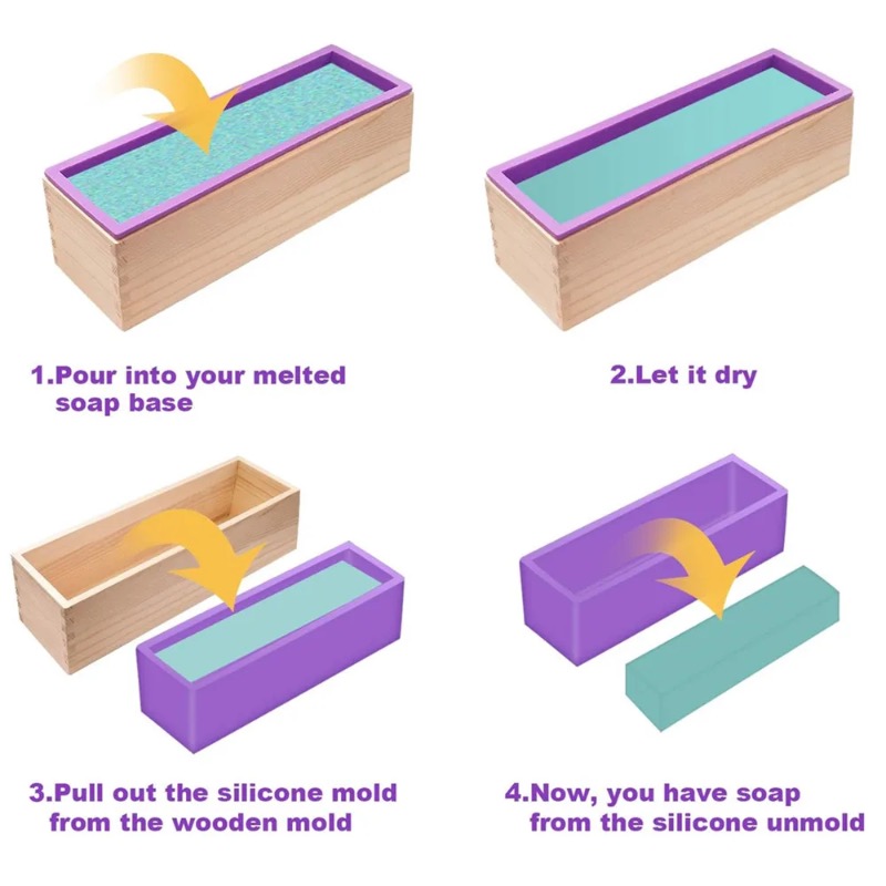 Flexible Silicone Soap Mold Re - Soap Making Activity 评论和价格