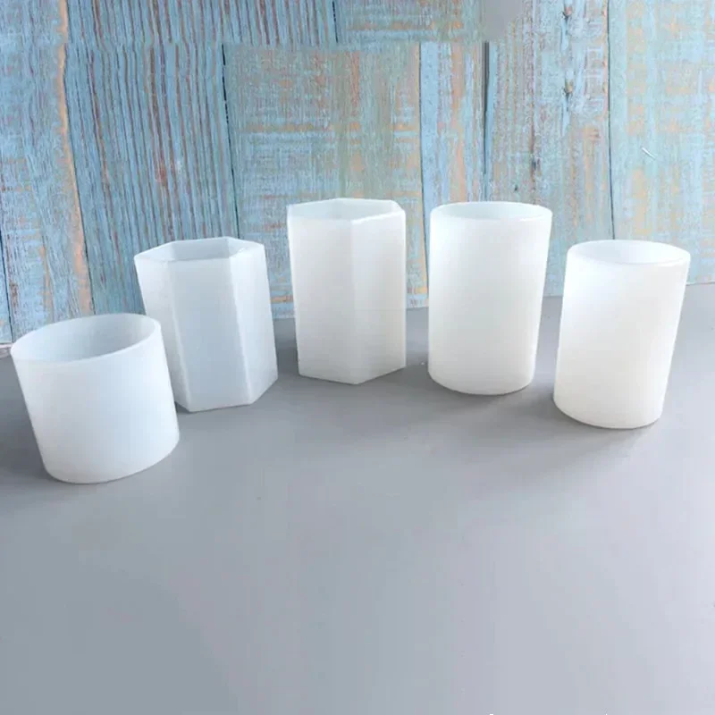 3D Cylinder Shape Candle Silic - Soap Making Homemade 评论和价格