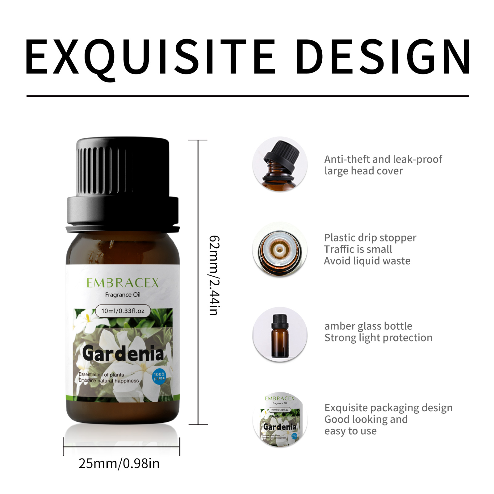 10ml Gardenia Essential Oil Ma - Soap Making Additives 评论和价格