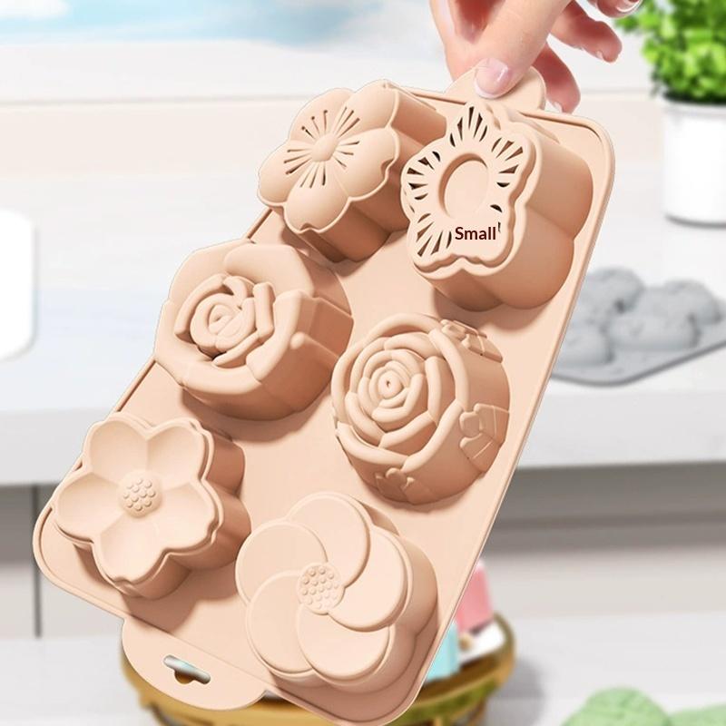 SU Flower Silicone Mold, 6 Cav - Soap Making Homemade 评论和价格