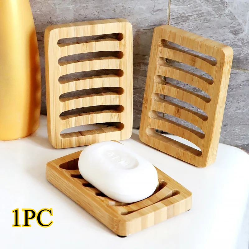 Bamboo Case Tray Wooden Preven - Soap Making Utensils 评论和价格