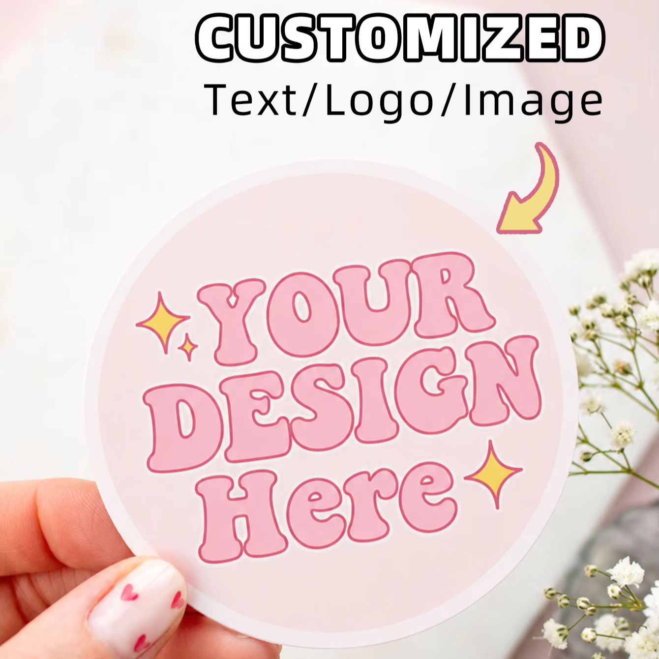 3/4CM Custom Round Stickers, C - Soap Making Box 评论和价格