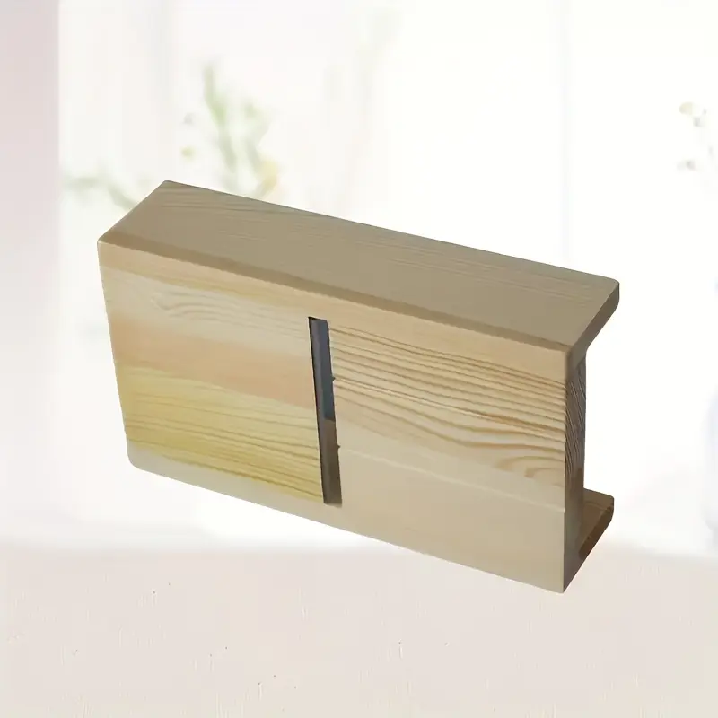 1Pc Wood Box Cutting And Bevel - Soap Making Box 评论和价格