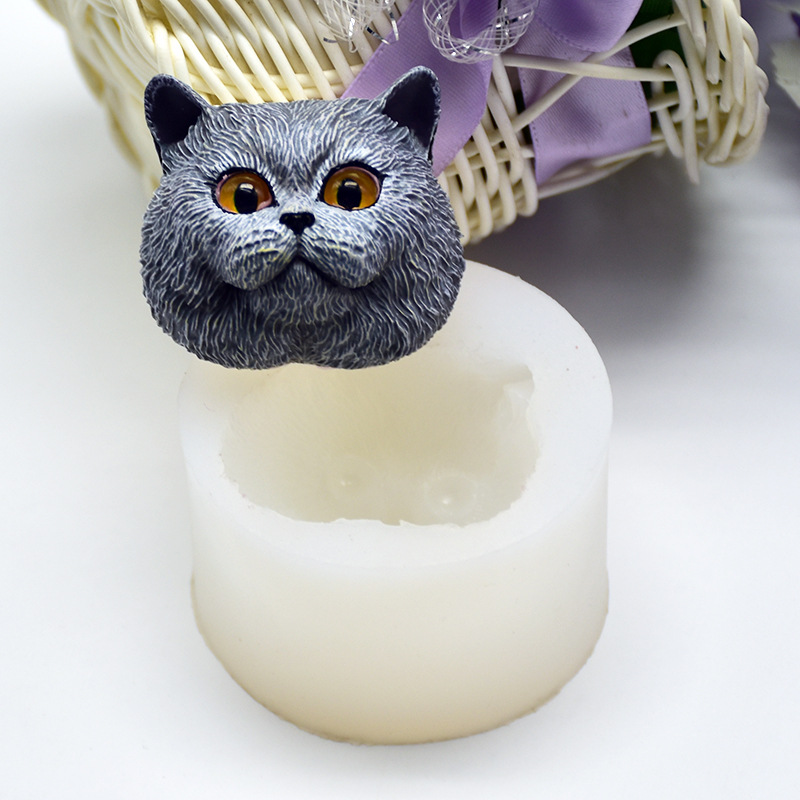 Silicone Mold Short-haired Cat - Soap Making Guide 评论和价格