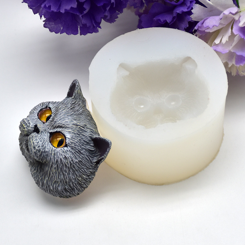Silicone Mold Short-haired Cat - Soap Making Guide 评论和价格