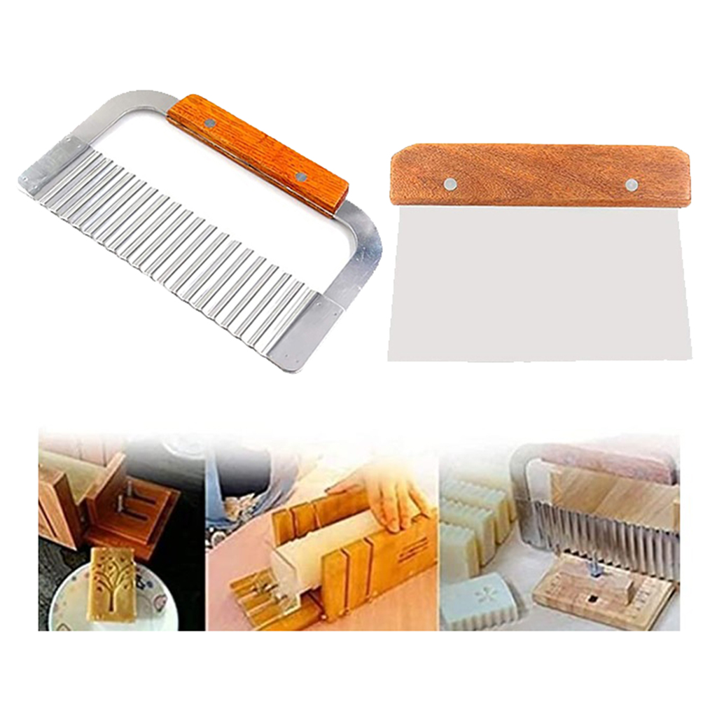 2 Pack Stainless Steel Wavy &  - Soap Making Box 评论和价格