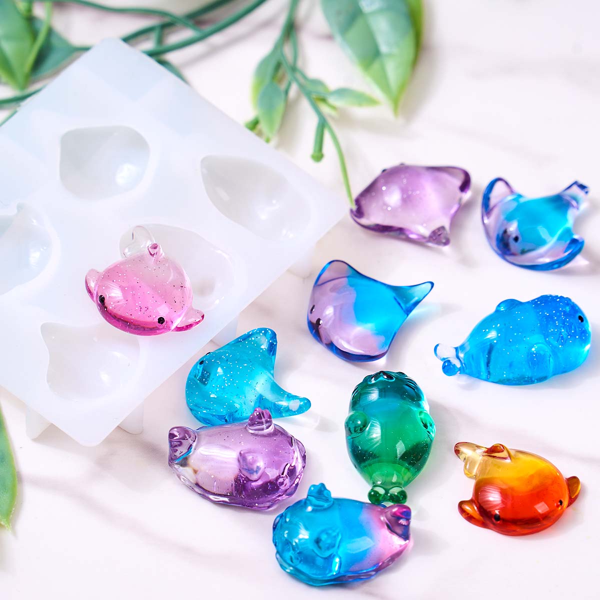 3D Healing Kawaii Manta Ray Wh - Soap Making Guide 评论和价格
