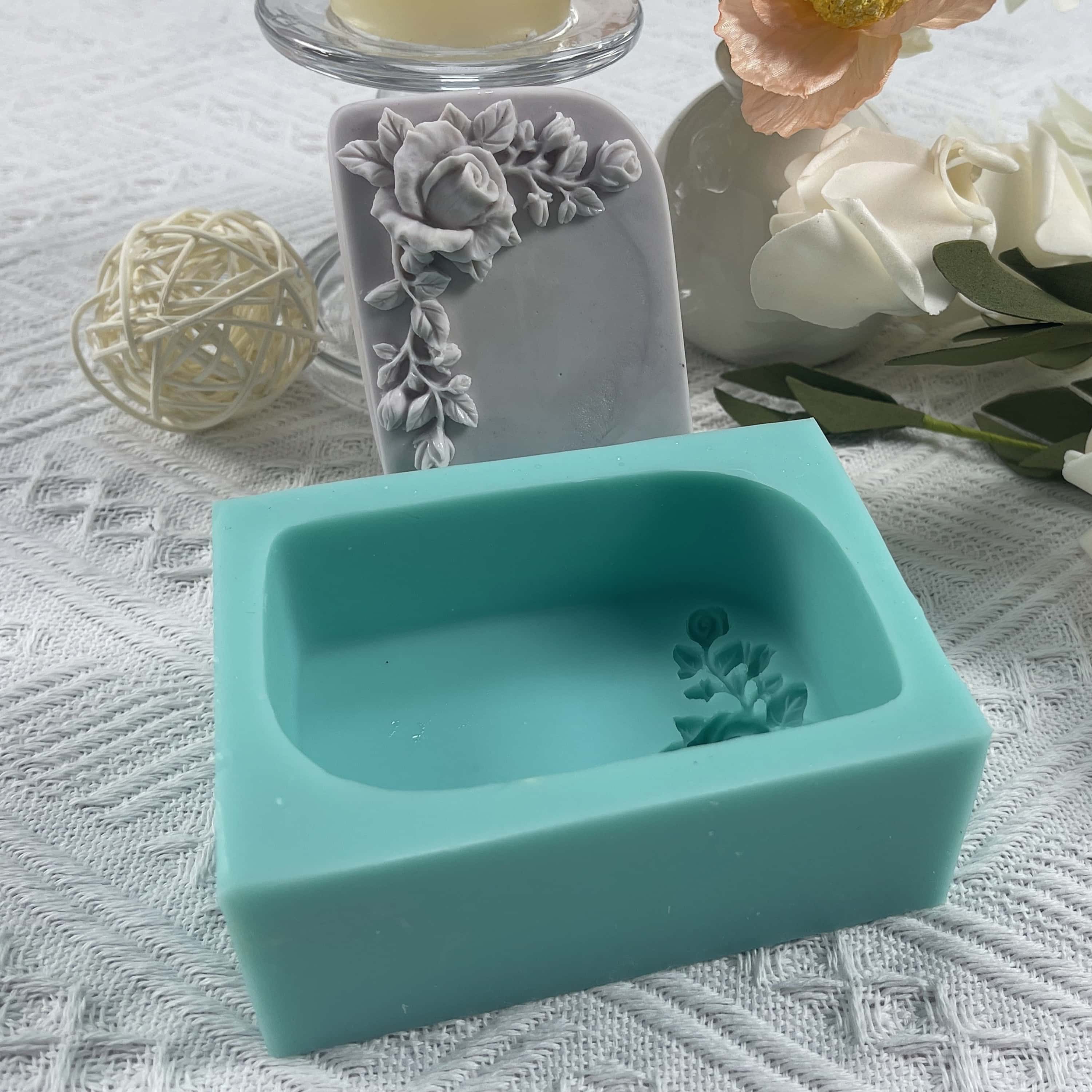 Newest Silicone Rose Soap Mold - Soap Making Homemade 评论和价格