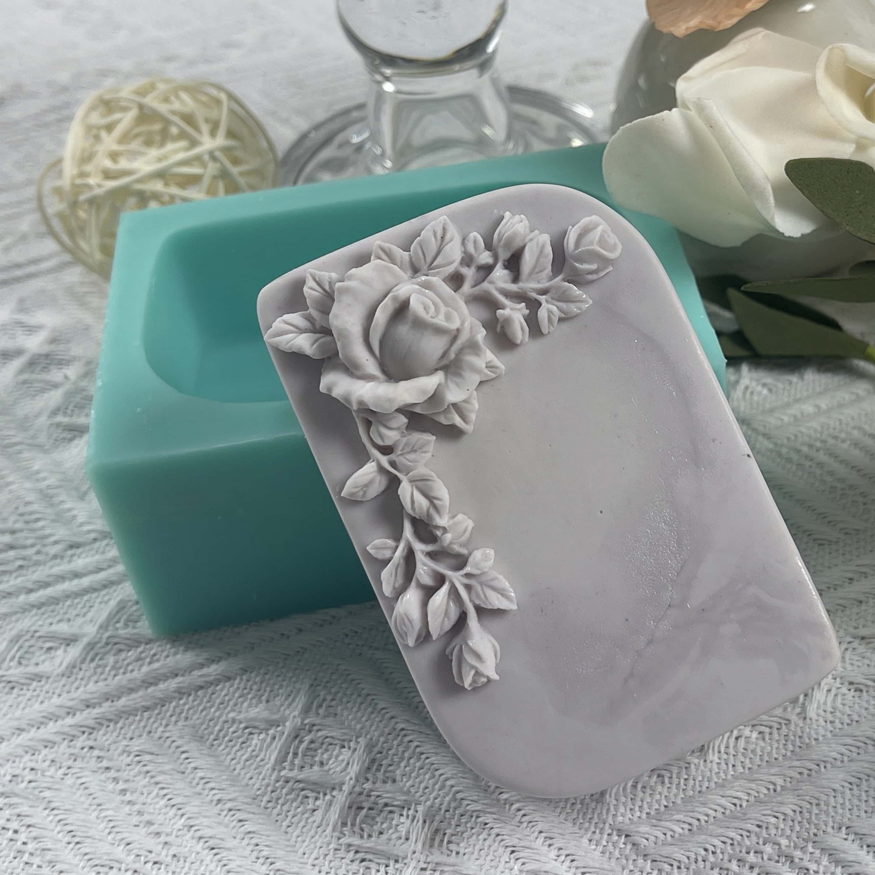 Newest Silicone Rose Soap Mold - Soap Making Homemade 评论和价格