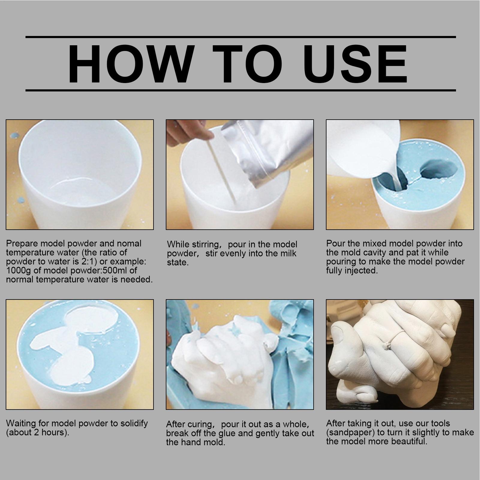 Baby Hand And Foot Casting Kit - Soap Making Book For Beginners 评论和价格