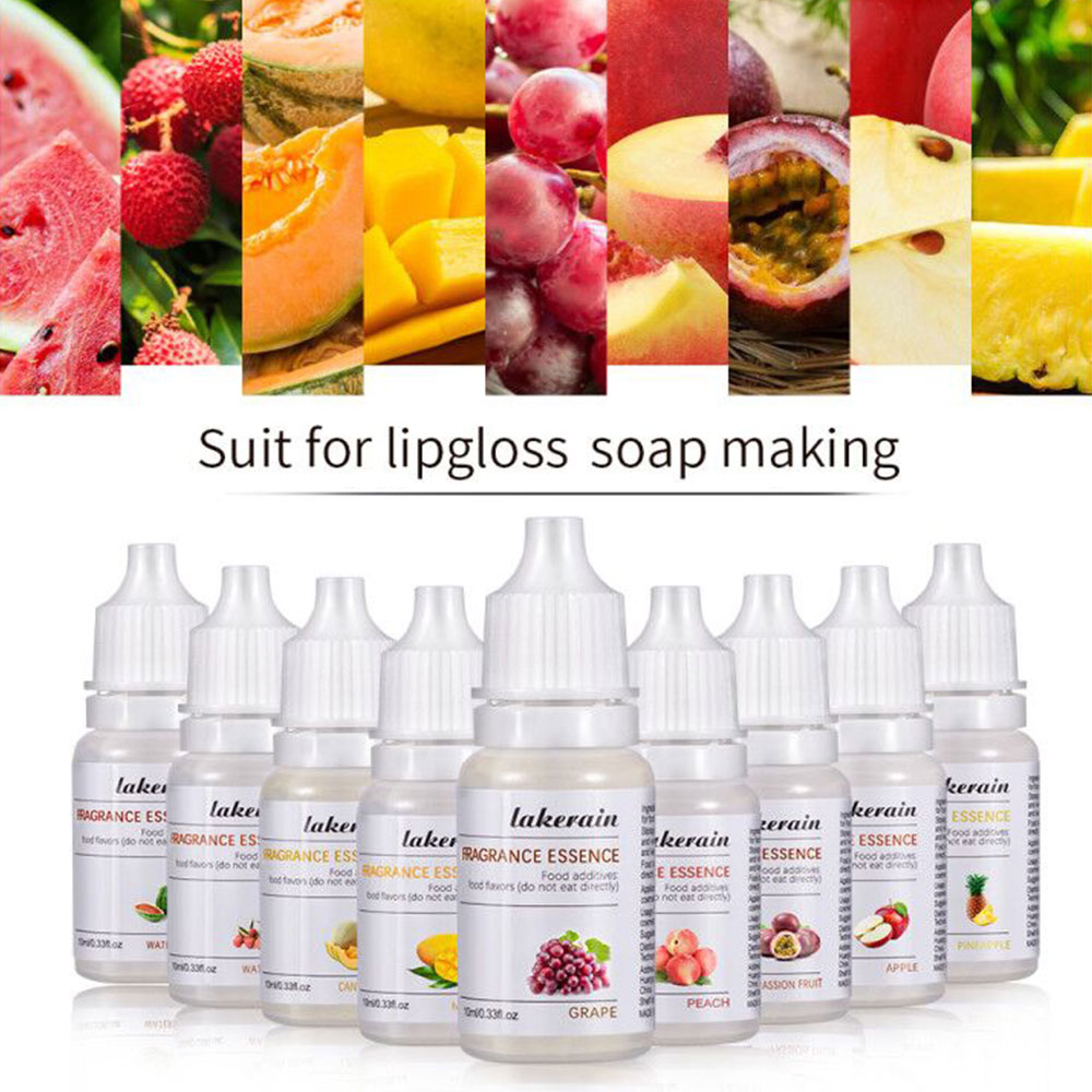 10ml Pure Fruit Fragrance Oil  - Soap Making Additives 评论和价格