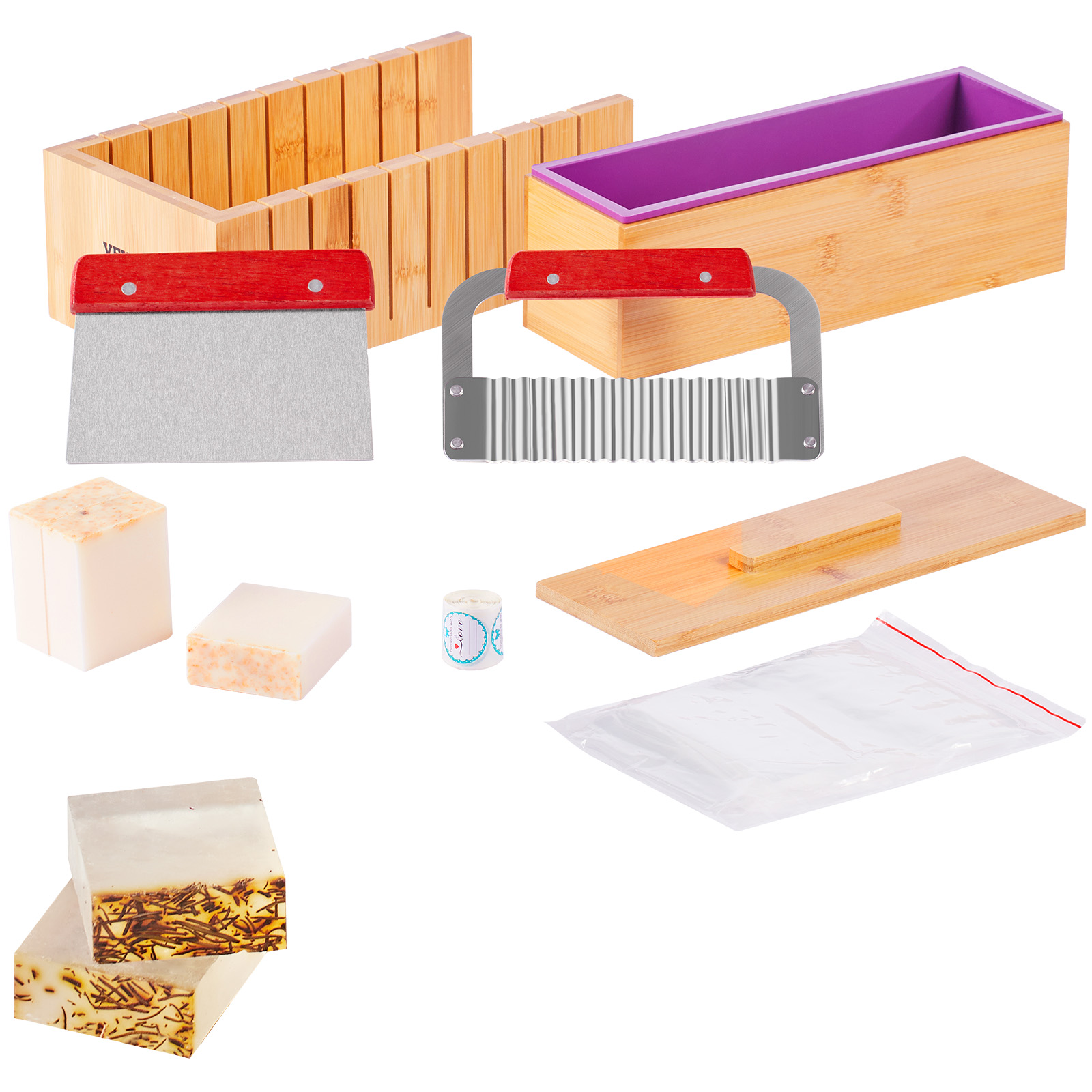VEVOR Soap Making Kit Bamboo C - Soap Making Box 评论和价格