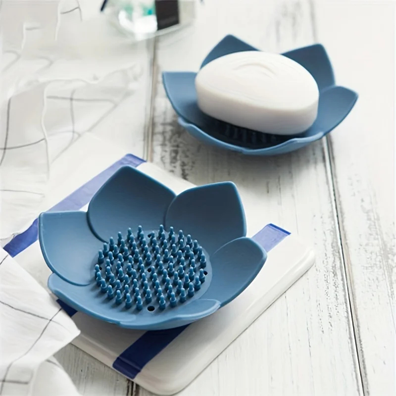 1pcs Bathroom Soap Box Lotus D - Soap Making Box 评论和价格