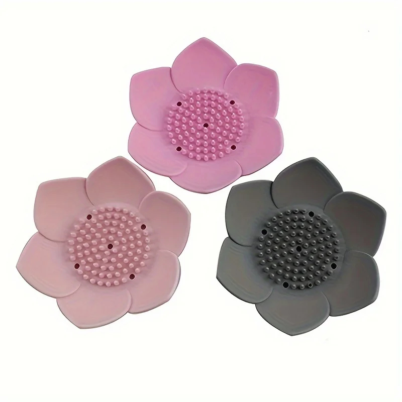 1pcs Bathroom Soap Box Lotus D - Soap Making Box 评论和价格