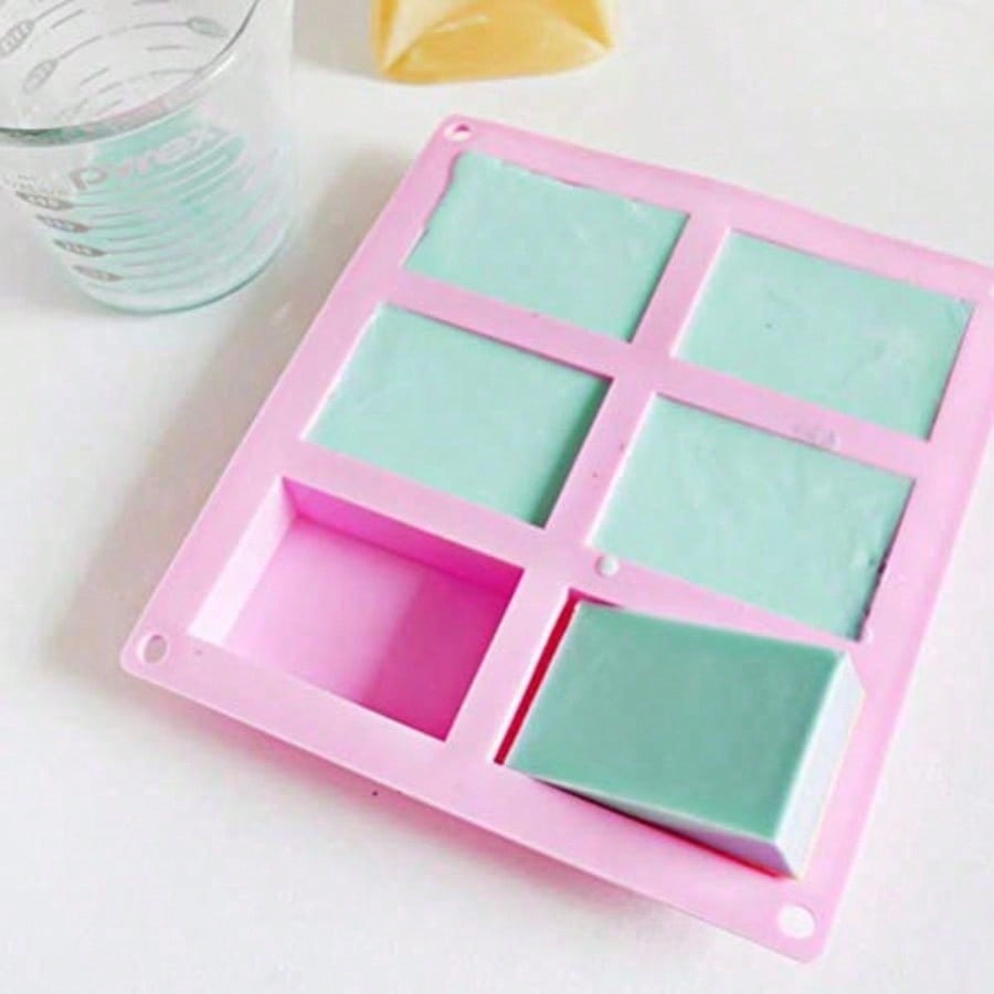 1-2 Pack 6‑Cavity DIY Silicone - Soap Making Guide 评论和价格