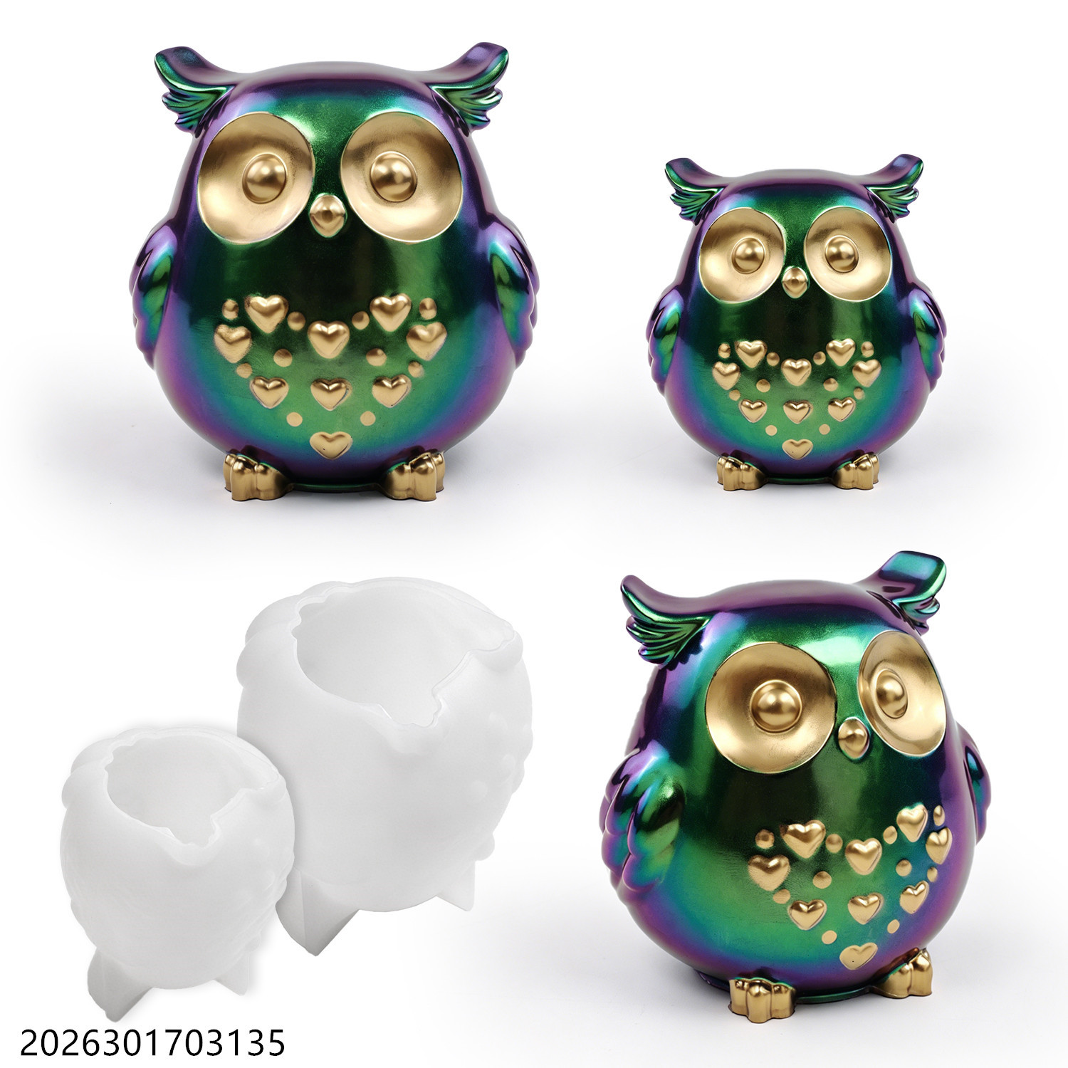 Owl Silicone Mold 3D Bird Shap - Soap Making Additives 评论和价格
