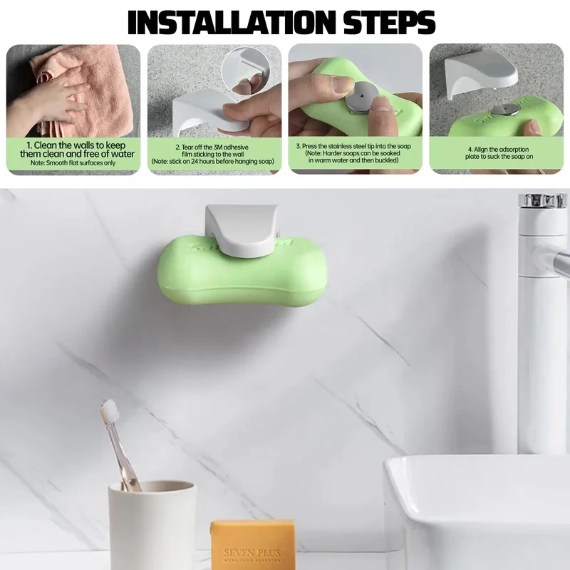 Magnetic Soap Holder Soap Box  - Soap Making Box 评论和价格