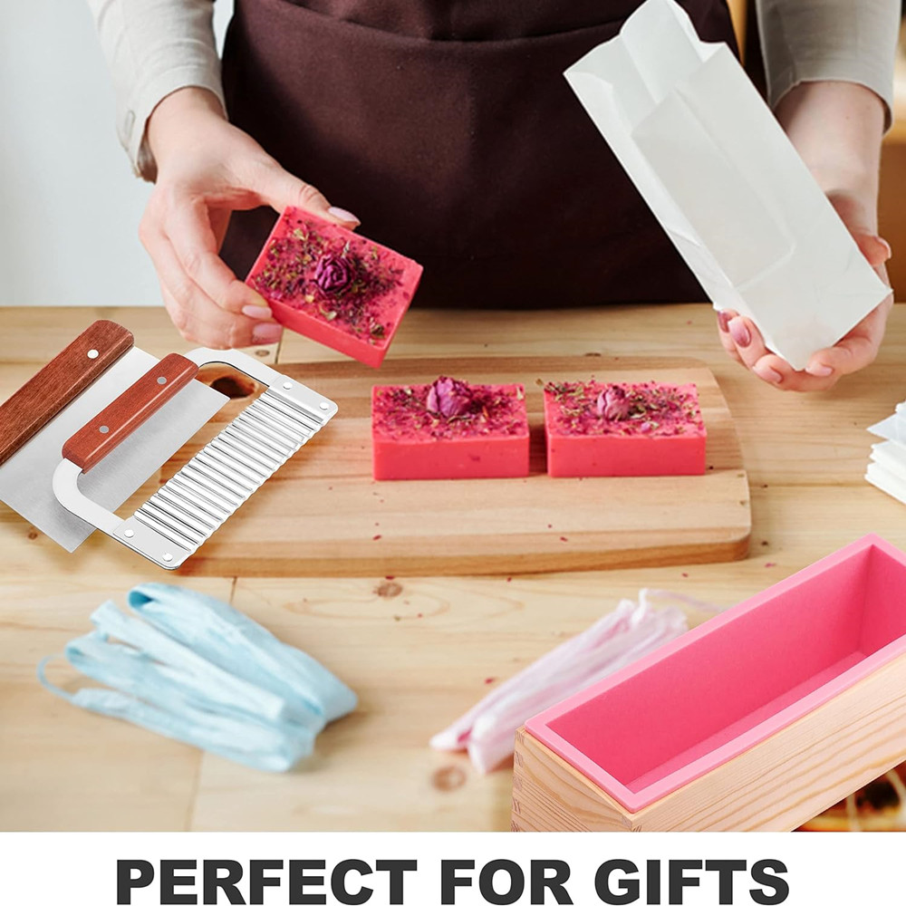 1.2L Silicone Soap Molds Kit 4 - Soap Making Book For Beginners 评论和价格
