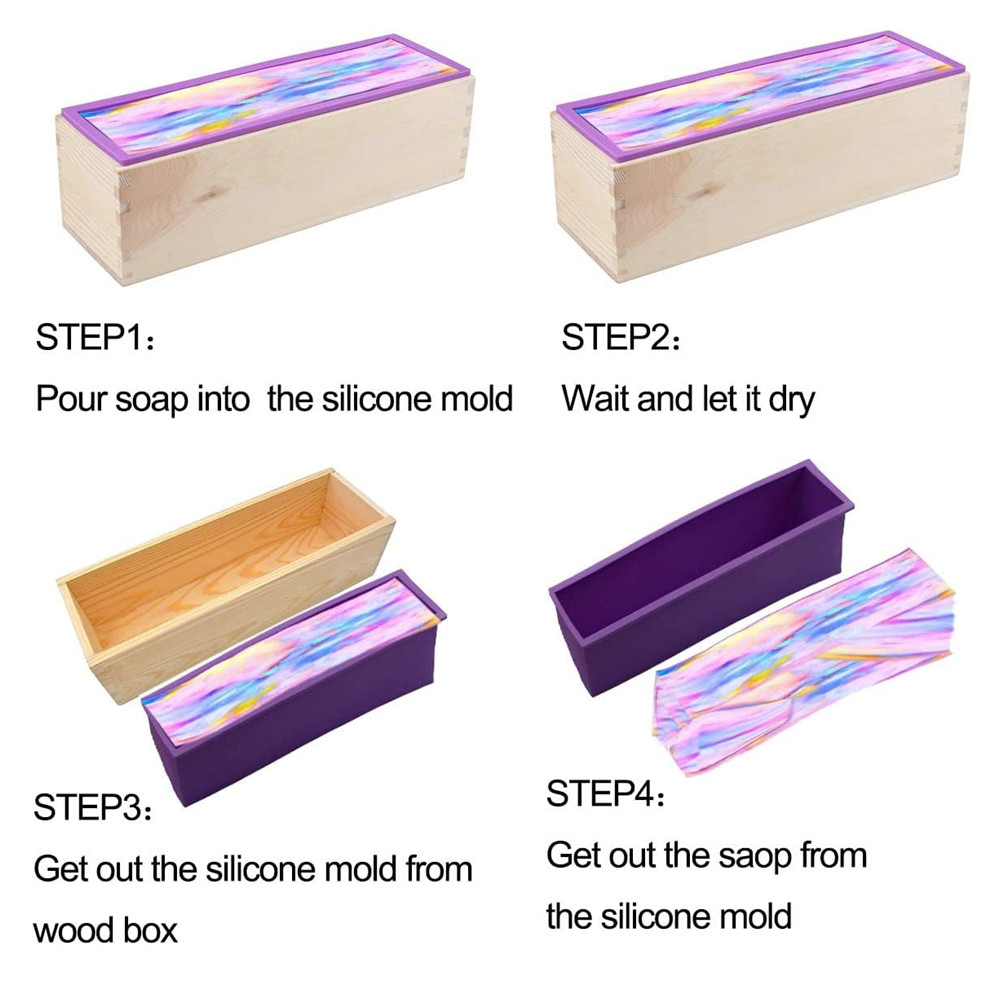 1.2L Silicone Soap Molds Kit 4 - Soap Making Book For Beginners 评论和价格