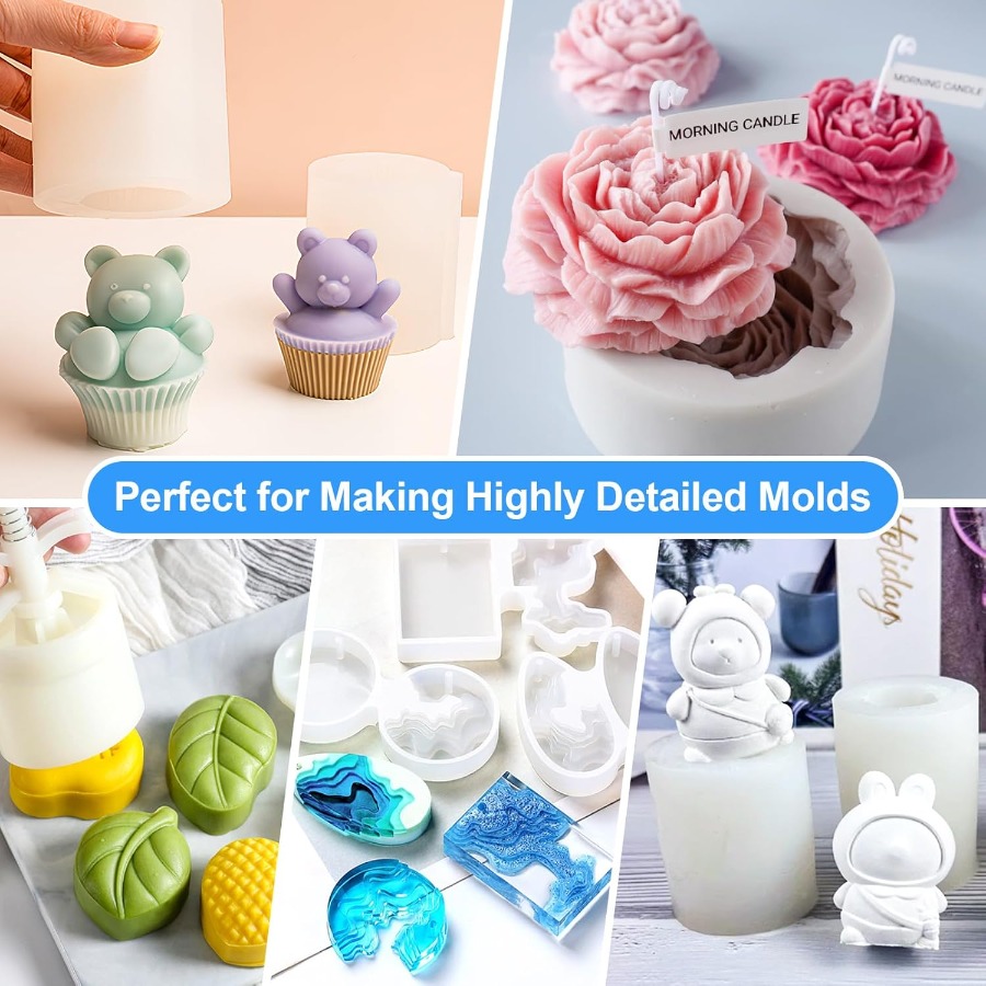 Silicone Mold Making Kit, 38.8 - Soap Making Guide 评论和价格