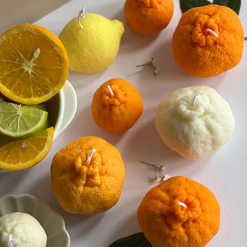 Orange Fruit Candle Mold DIY S - Soap Making Additives 评论和价格