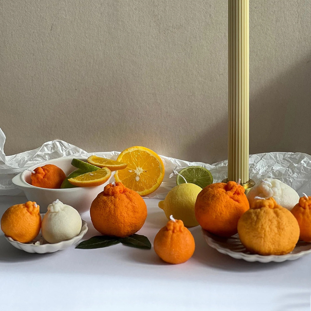 Orange Fruit Candle Mold DIY S - Soap Making Additives 评论和价格